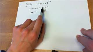 SQA Higher Computing Floating Point Representation 2