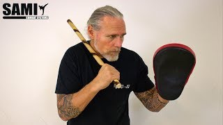 SAMI Stick Fighting - Pad Training  - Angle 1 Block And X Strike Counter