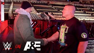 John Cena and Batista reminisce about WrestleMania main events: A&E WWE Rivals J