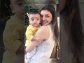 Kajal Agarwal with her husband and son #kajalagarwal #shorts #ytshorts