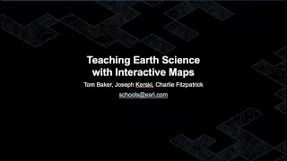 Teaching Earth Science with Interactive Maps