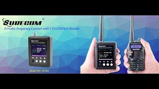 SURECOM SF401 Portable Frequency Counter - How to use and Test