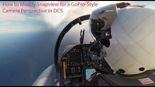 How to Modify Snapview for a GoPro-Style Camera Perspective in DCS
