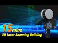 3D Laser Scanning Building in 15mins Using SLAM100 Handheld LiDAR Scanner