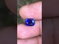 3.05 ct blue sapphire heated cushion shape gemstone blue sapphire yashragems