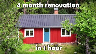 START to FINISH Cabin Renovation (ONE HOUR COMPILATION)