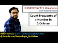 Count How many times a number is present in 1-D Array in c programming | by Sanjay Gupta