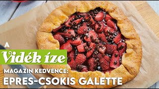 Epres-csokis galette | Mindmegette.hu