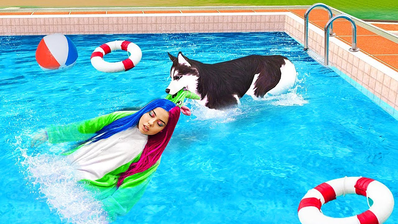 Dudu E Carol Nas Piscinas Youtube