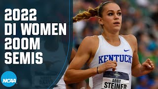 Abby Steiner ties NCAA outdoor championship record in 200m semifinal