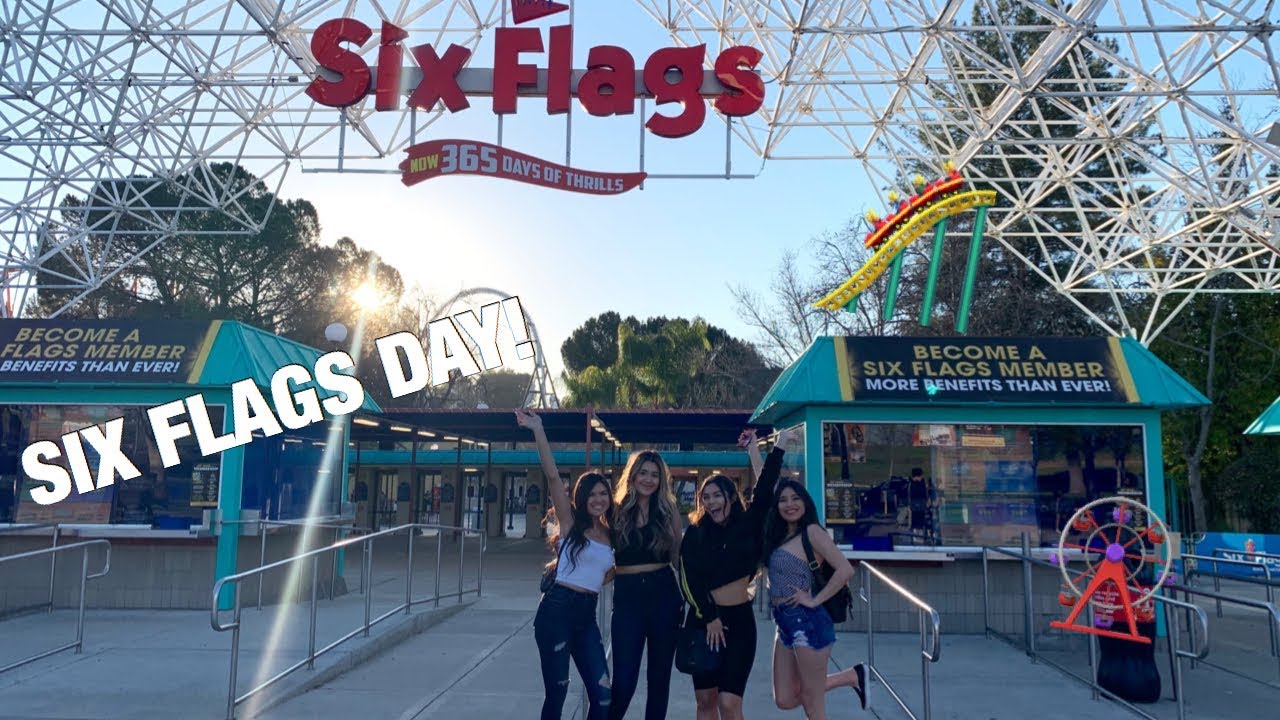 Six Flags Vlog Youtube