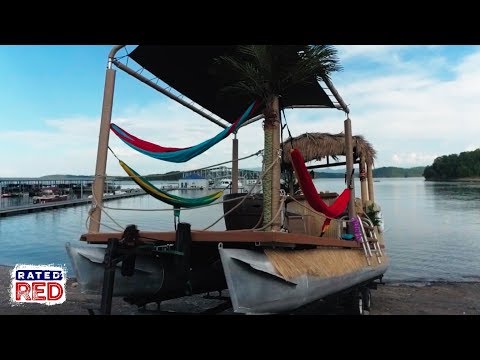 We Build a Tiki Party Pontoon Boat: Part 1/4 We Build a Tiki Party Pontoon Boat: Part 1/4