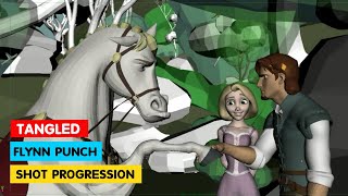 Tangled | Flynn Punch Shot Progression | Hyrum Osmond |@3DAnimationInternships