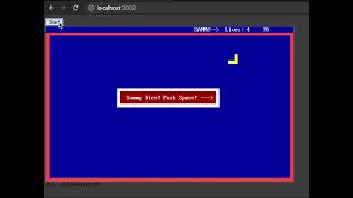 Qbasic Nibbles Javascript (Version 2)