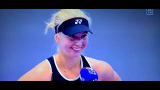 Clara Tauson vs Liudmila Samsonova. Courmayeur Ladies Open 2021
