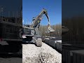 Big Liebherr LH60 Unloading Stone !! #shorts