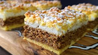 Walnuts and cottage cheese! 😉 Make this delicious recipe! Spectacular dessert!👌