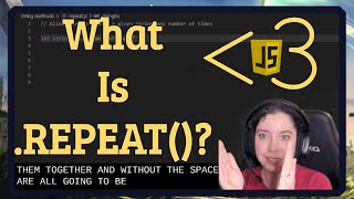 What is .repeat()? | JavaScript in LESS-THAN 3 Minutes | Beginner JavaScript Series