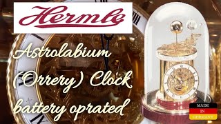 Hermle Astrolabium (Orrery) Clock  battery operated