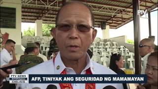 AFP, tiniyak ang seguridad ng mamamayan