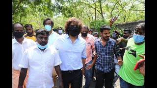 Actor Vikram Yogibabu Voting in Tamilnadu Elections | Tamil news | nba 24x7