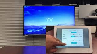 Cisco Touch 10 to start meeting with VC Manager