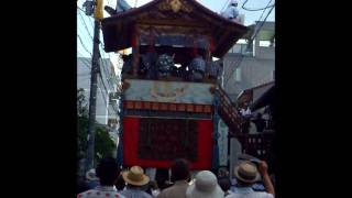 新町通　山鉾曳き初め　2011年　祇園祭