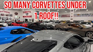 Corvette Warehouse Inventory Walk - C6's, C7's and C8's!