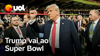 Trump vai ao Super Bowl em Nova Orleans; é a 1ª vez que um presidente americano vai ao jogo