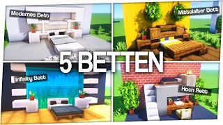 5 coole BETTEN in Minecraft 🛌