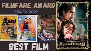 All Filmfare Award For The Bollywood Best Movie Every Year || 1954 To 2023 || All Movies List ||
