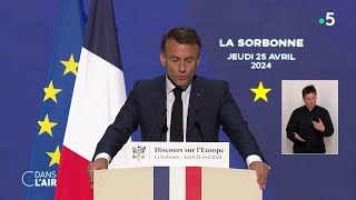 Emmanuel Macron critiqué après sa sortie sur l'arme nucléaire - Reportage #cdans