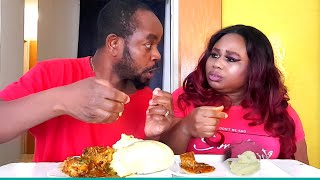 Pranked my greedy wife by serving her the most smallest portion of food. She almost cried #prank