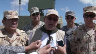 Mindefensa visitó la base militar La Flor en la Alta Guajira