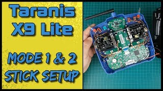 FRsky Taranis X9 Lite - Mode 1 \u0026 2 Setup