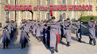 WINDSOR CASTLE GUARD Band and Bugles of The Rifles with F Company Scots Guards NEW💂