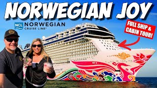 FULL TOUR of Norwegian Joy! Cabin & Cruise Ship Walkthrough Tips & Tricks #alaskacruise #ncl