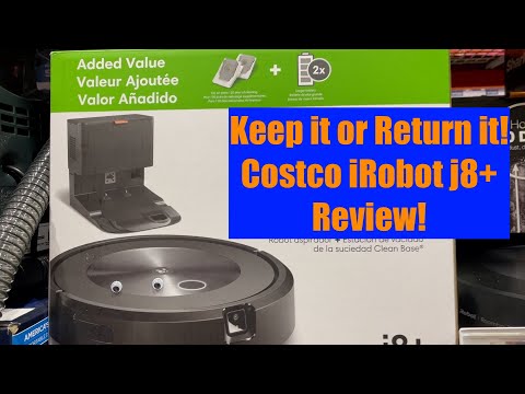 Costco iRobot Roomba J8+ Keep or Return! Setup, battery capacity, removal and review! 4K