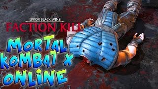 Mortal Kombat X Online - ERRON BLACK, LIU KANG & SUBZERO!