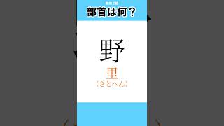 #15【漢字クイズ】この漢字の部首は分かる？【漢検２級】