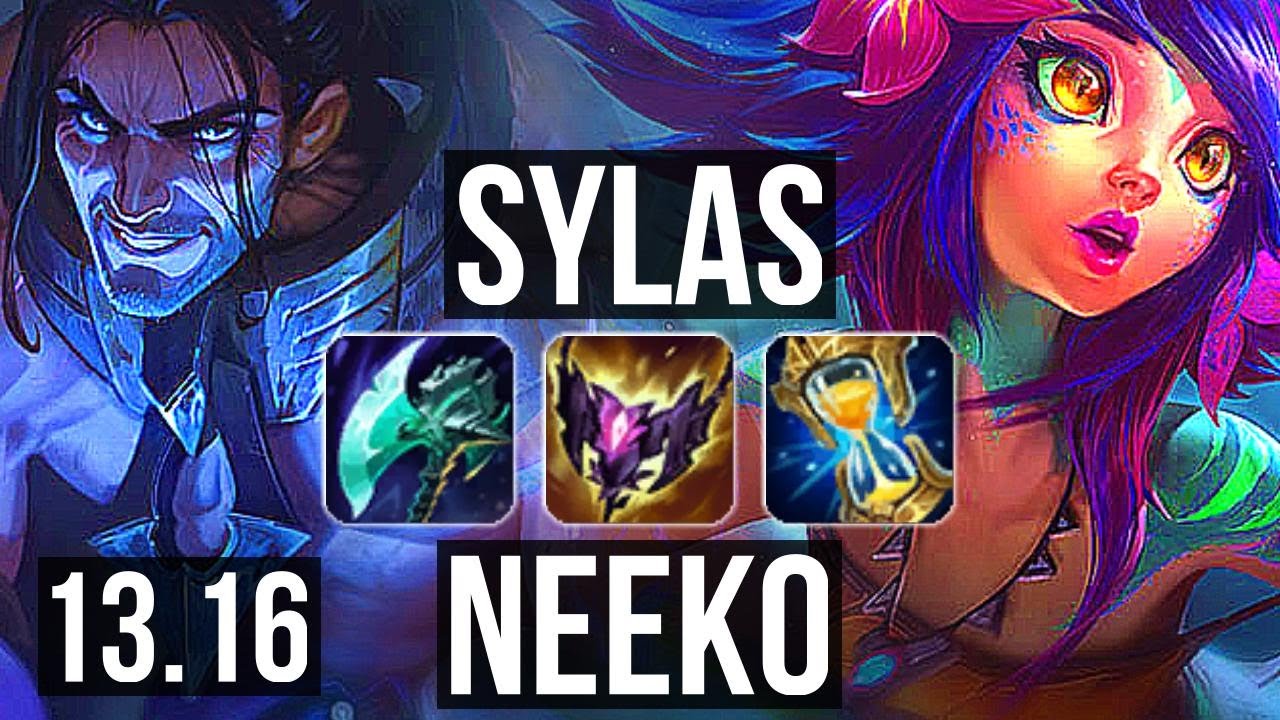 SYLAS Vs NEEKO (MID) | 14/1/2, 1.8M Mastery, Legendary, 800+ Games | KR ...