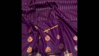 Rich n Soft Banarasi Soft Silk Saree with Rich Lines design Rs 1095+$ Singles \u0026 Multiples Available