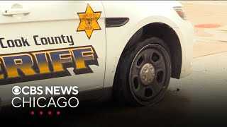 Deputy hit with own squad car stolen by robbery suspect on SW Side