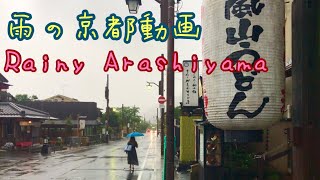 2020年7月25日(土)雨の京都嵐山 Life in a Day 🌟July 25, 2020多雨的京都岚山