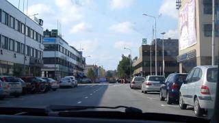 Sightseeingdrive in Seinäjoki city, Finland.MOV