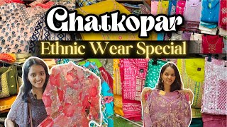 घाटकोपर मार्केट मुंबई- Ghatkopar Market | Best Market in Mumbai | Ethnic Wear at affordable Prices