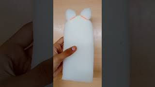 How to make teddy with sponge|#teddy #sponge #shorts #youtubeshorts #trending #viral #craft #rubber