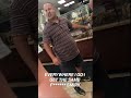 Short man insane argument at NYC restaurant.