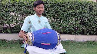 Amazing mridanga practice by Adhinath