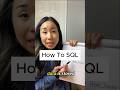 Learn SQL #dataanalyst
